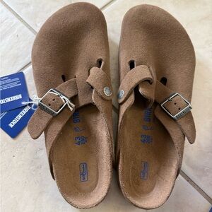 Birkenstock Men's Clogs/ Slip-On Sandals Dark tea tonal (NEW) size 10 men’s